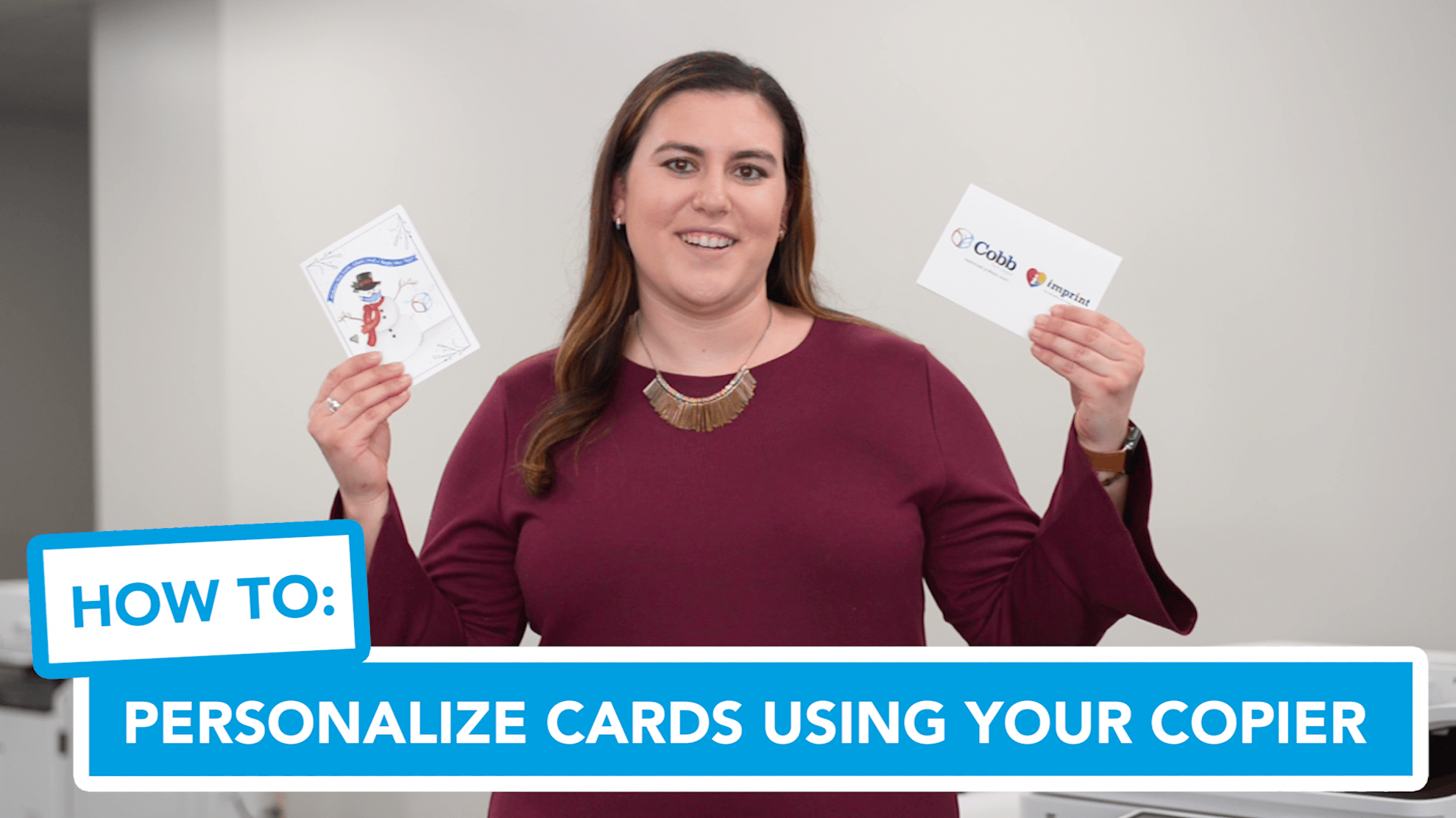 How to Personalize Cards Using Your Copier