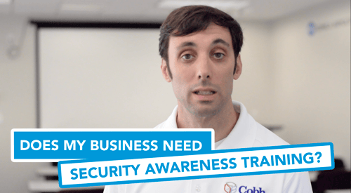 Title card Does My Business Need Security Awareness Training