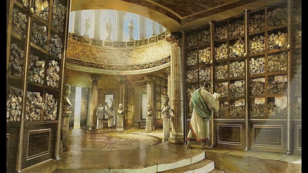 library inside