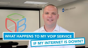 what happens to my voip service if the internet is down