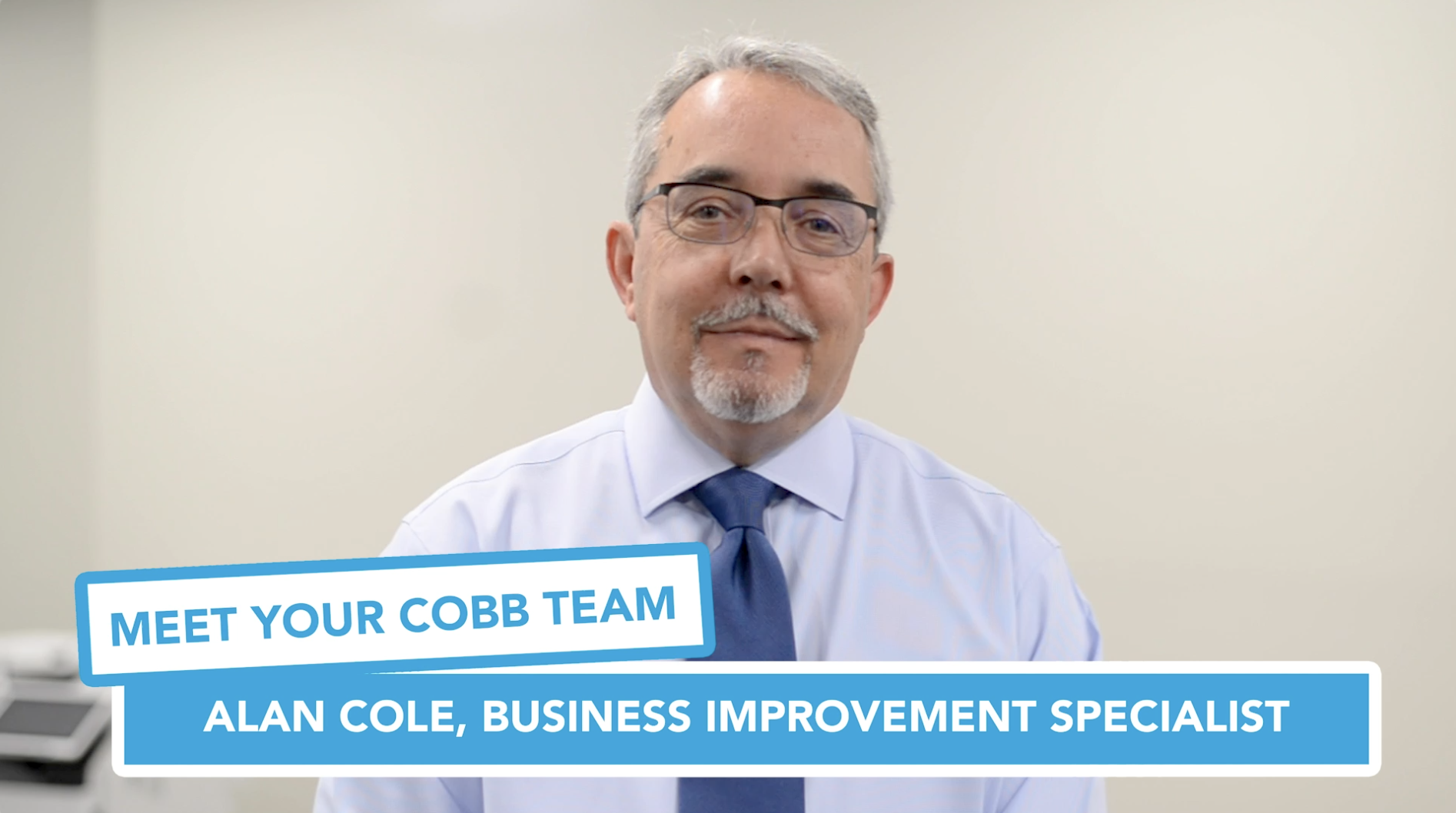 Meet Your Cobb Team: Alan Cole, Business Improvement Specialist