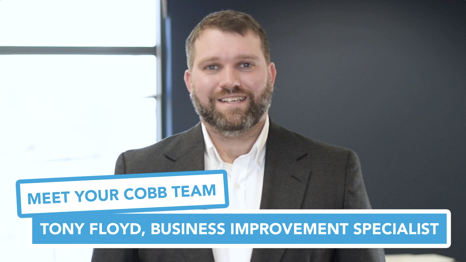 Meet Your Cobb Team: Tony Floyd, Business Improvement Specialist