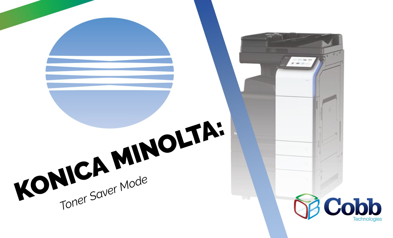 Konica Minolta - Toner Saver Mode