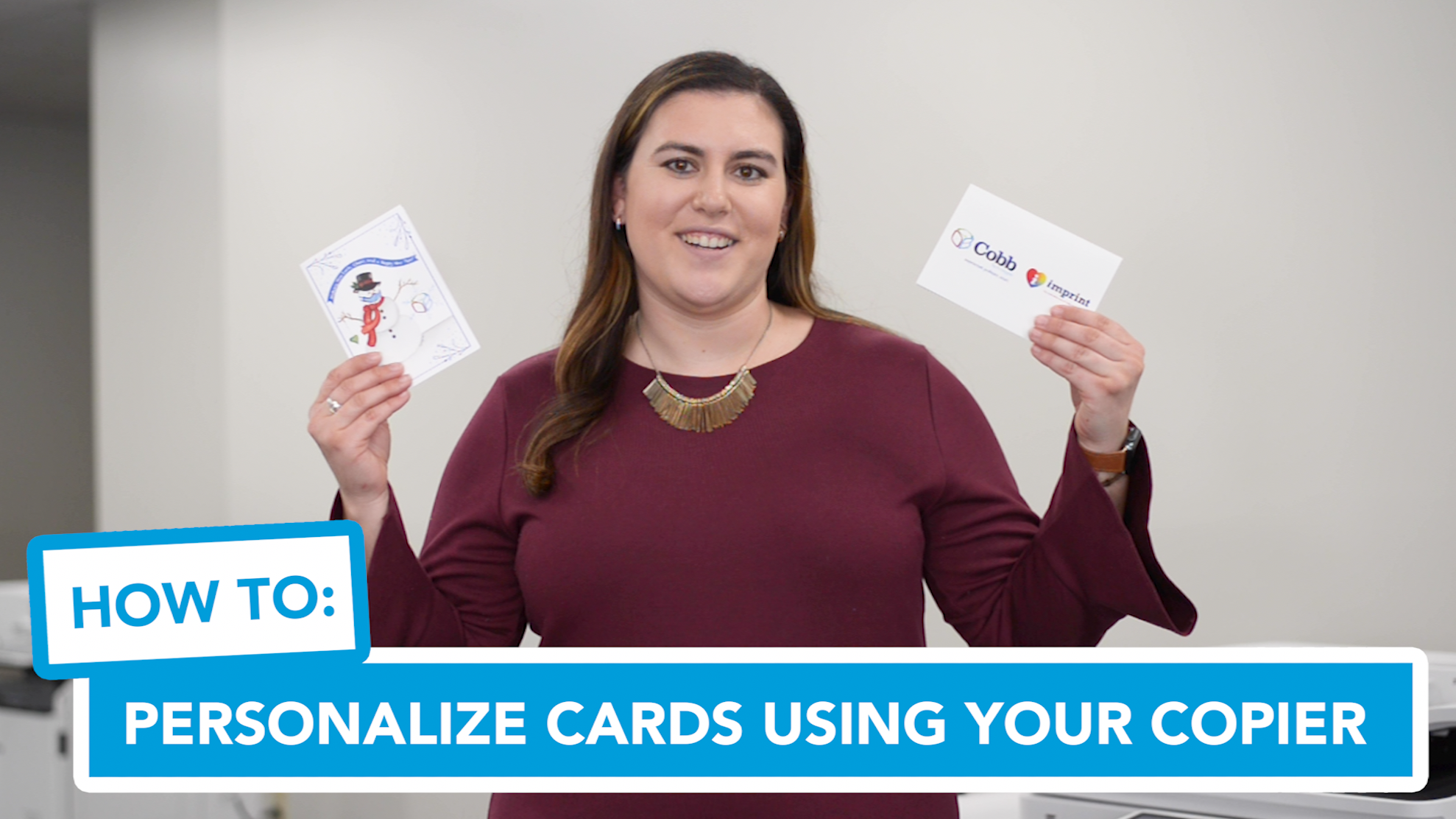 How to Personalize Cards Using Your Copier