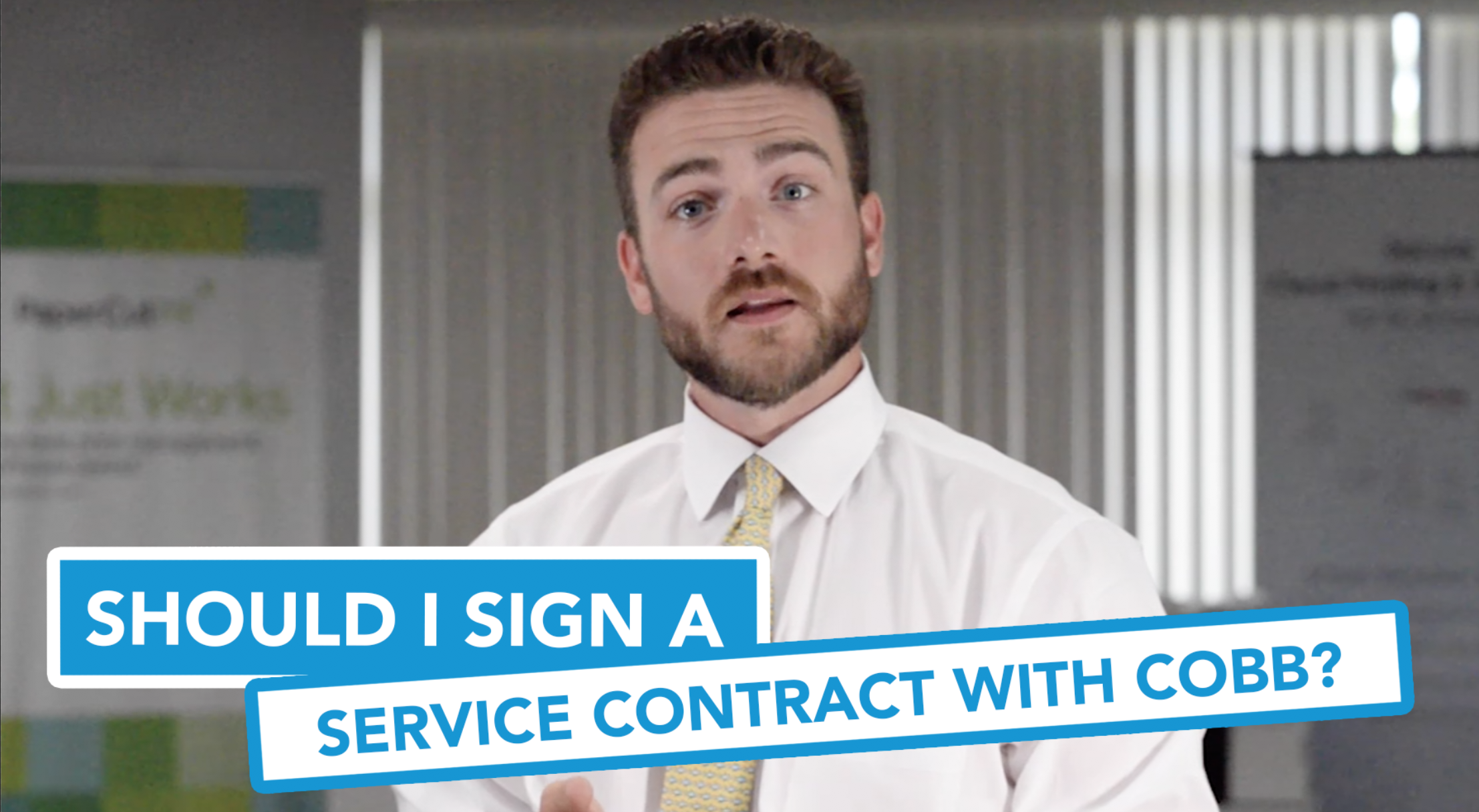 Should I Sign a Service Contract With Cobb?
