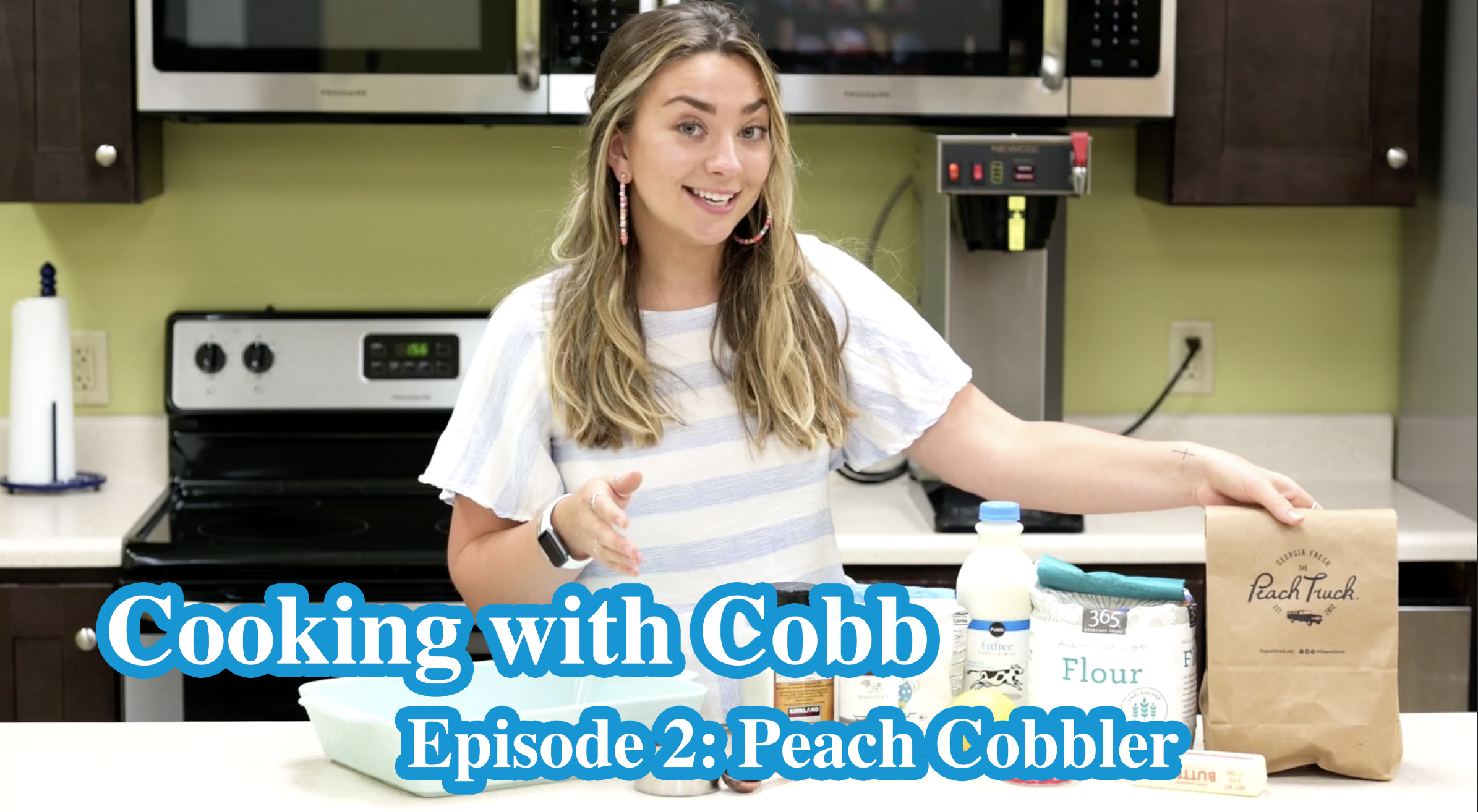 Cooking With Cobb - Peach Cobbler