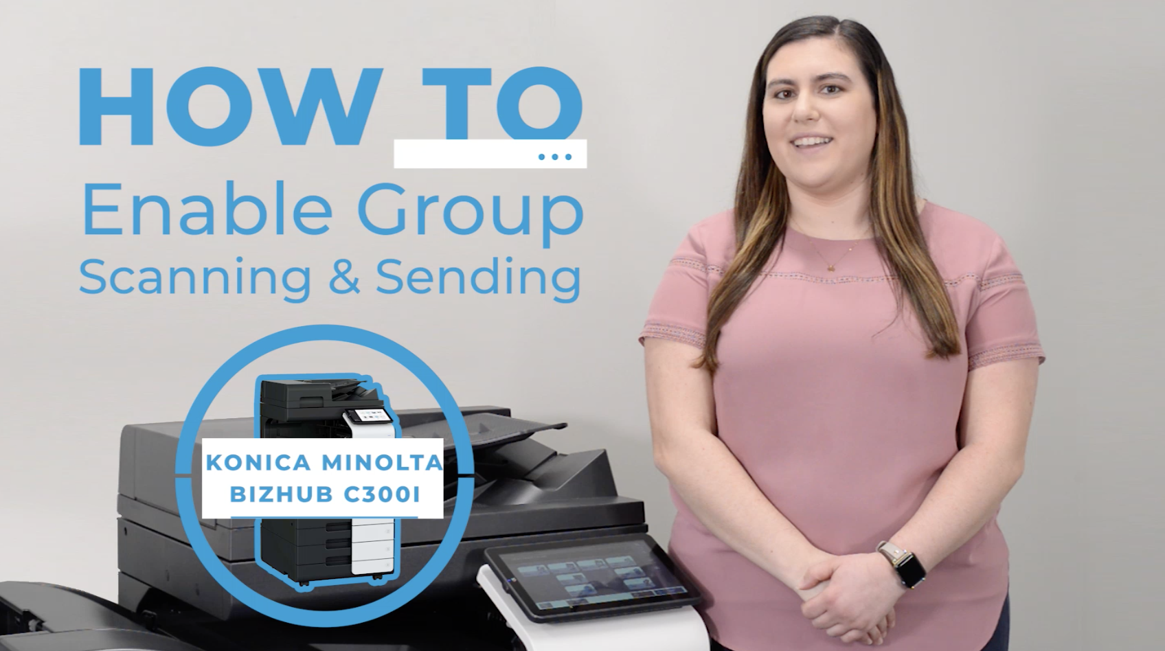 How to Enable Group Scanning and Sending
