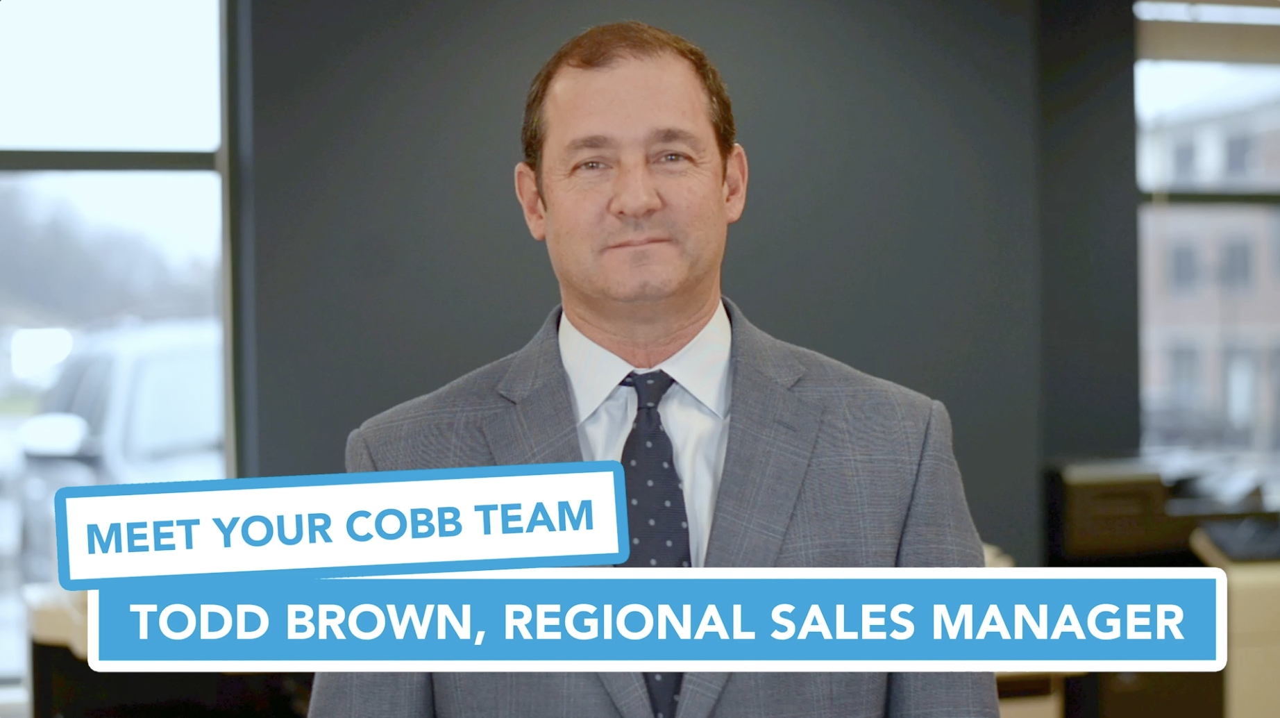 Meet Your Cobb Team: Todd Brown, Regional Sales Manager