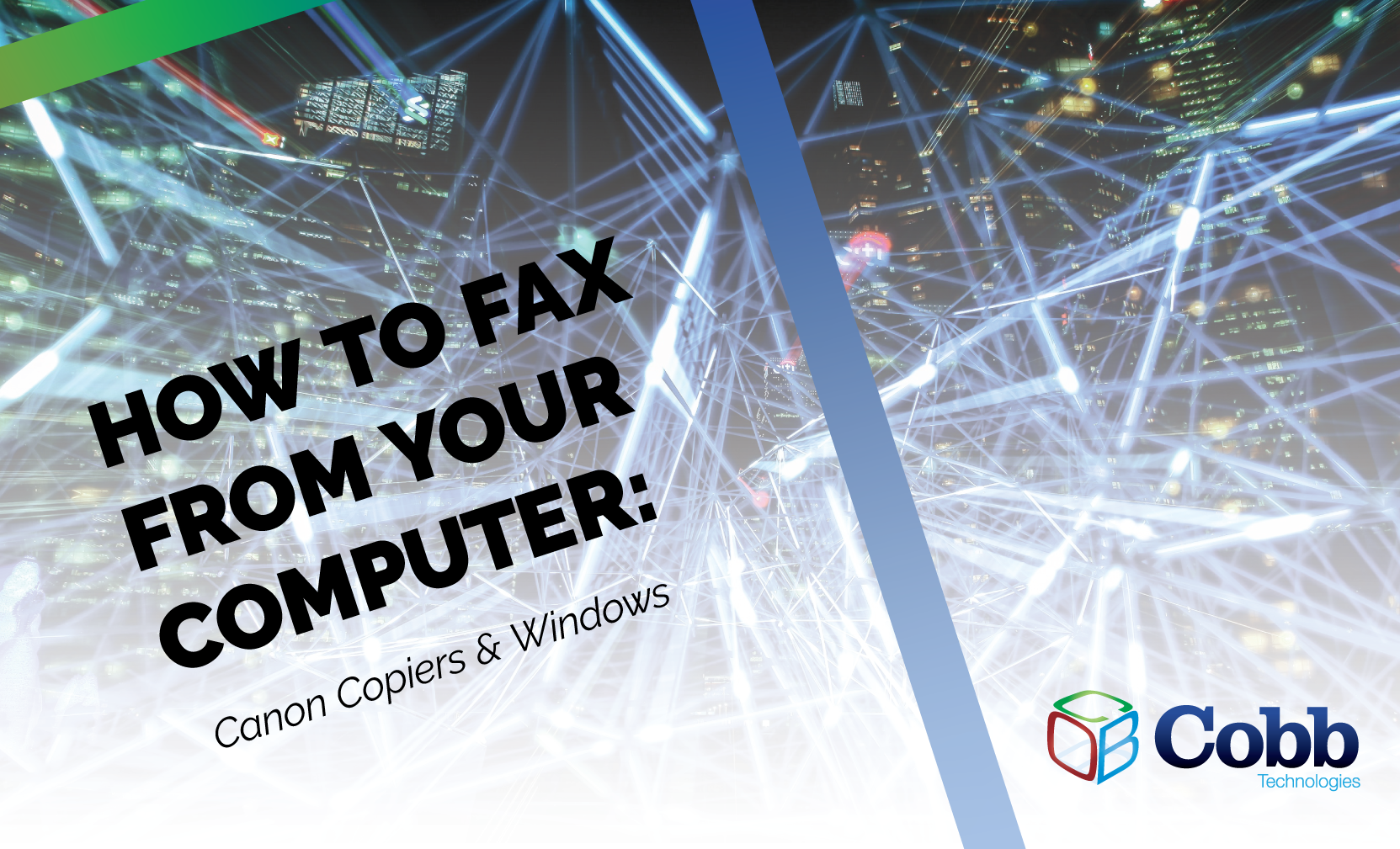 How to Fax From Your Computer - Canon Copiers & Windows OS